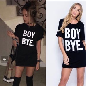 Boy Bye TShirt Dress